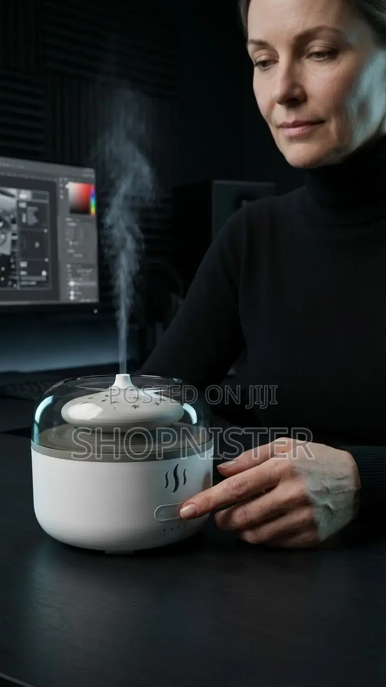 Ultrasonic Humidifier With Celestial Light Show