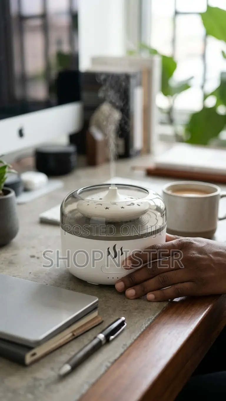 Ultrasonic Humidifier With Celestial Light Show
