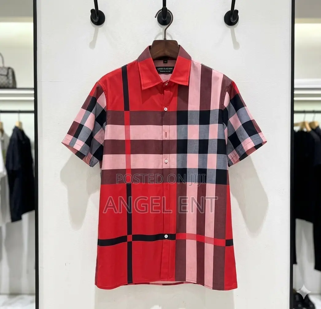 Burberry Slim Fit Check Cotton Shirt Available