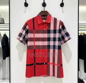 Burberry Slim Fit Check Cotton Shirt Available