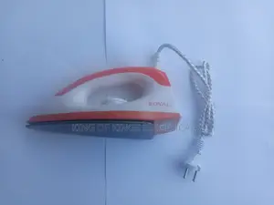Royal Deluxe Dry Iron - White/Orange