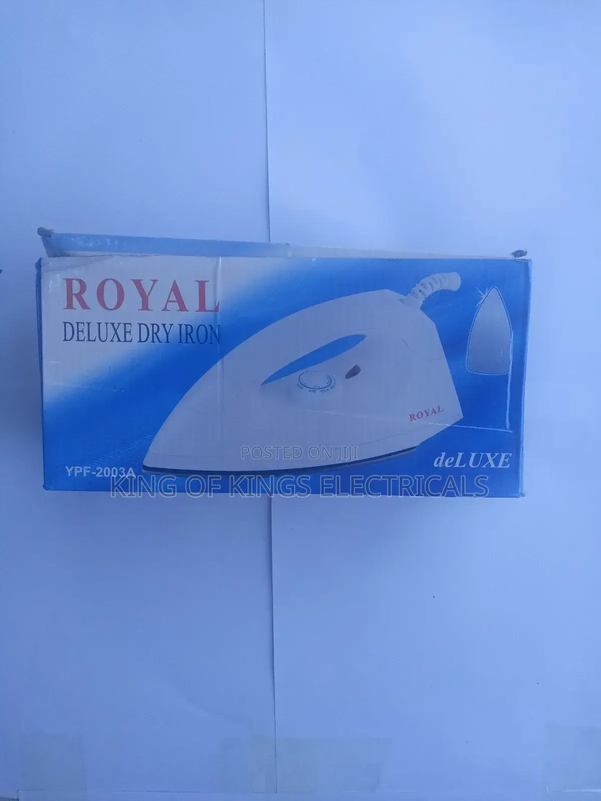 Royal Deluxe Dry Iron - White/Orange