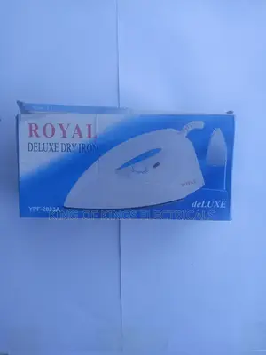 Royal Deluxe Dry Iron - White/Orange