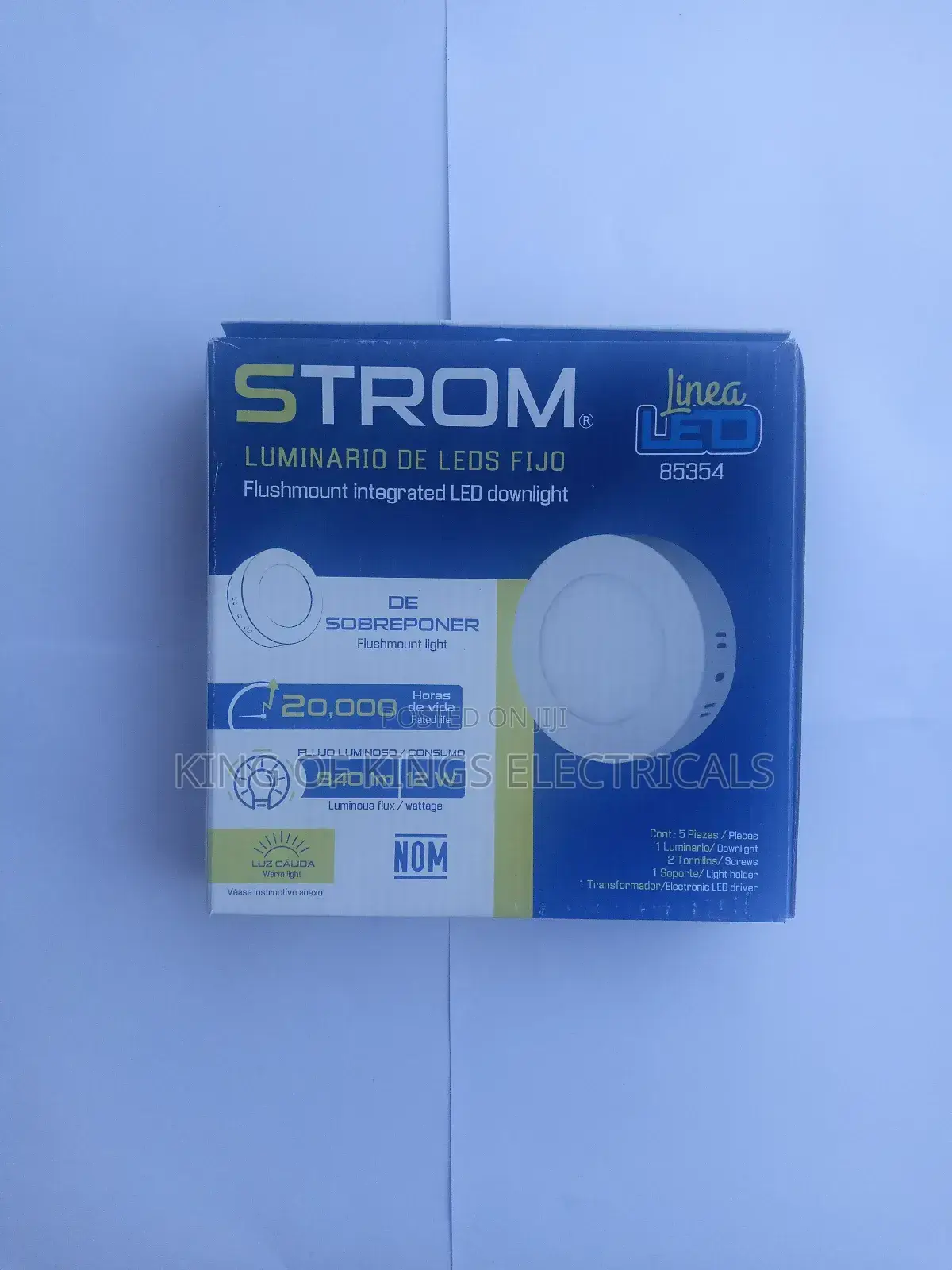 Storm Led 12w Panel Light(White)