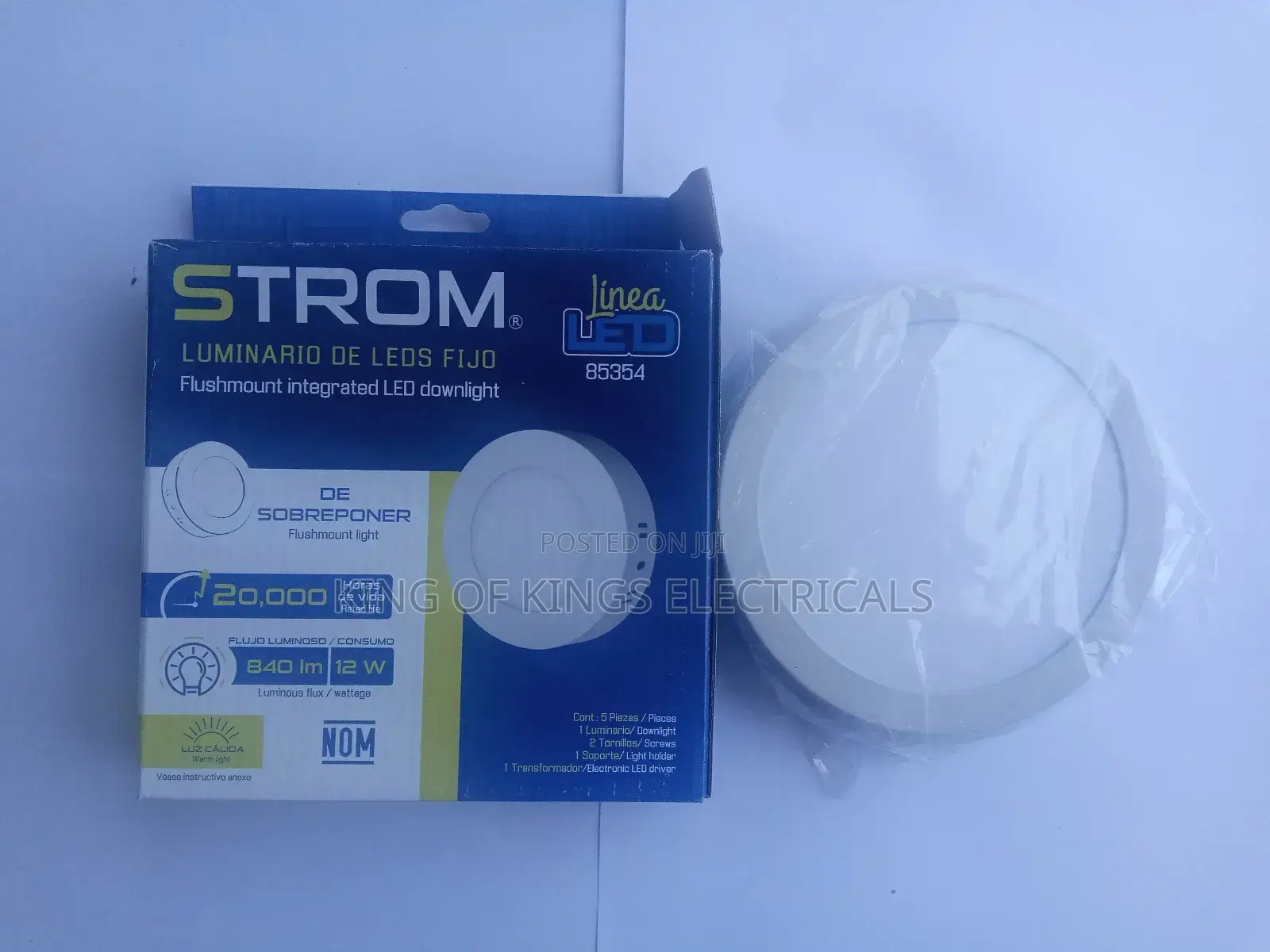 Storm Led 12w Panel Light(White)