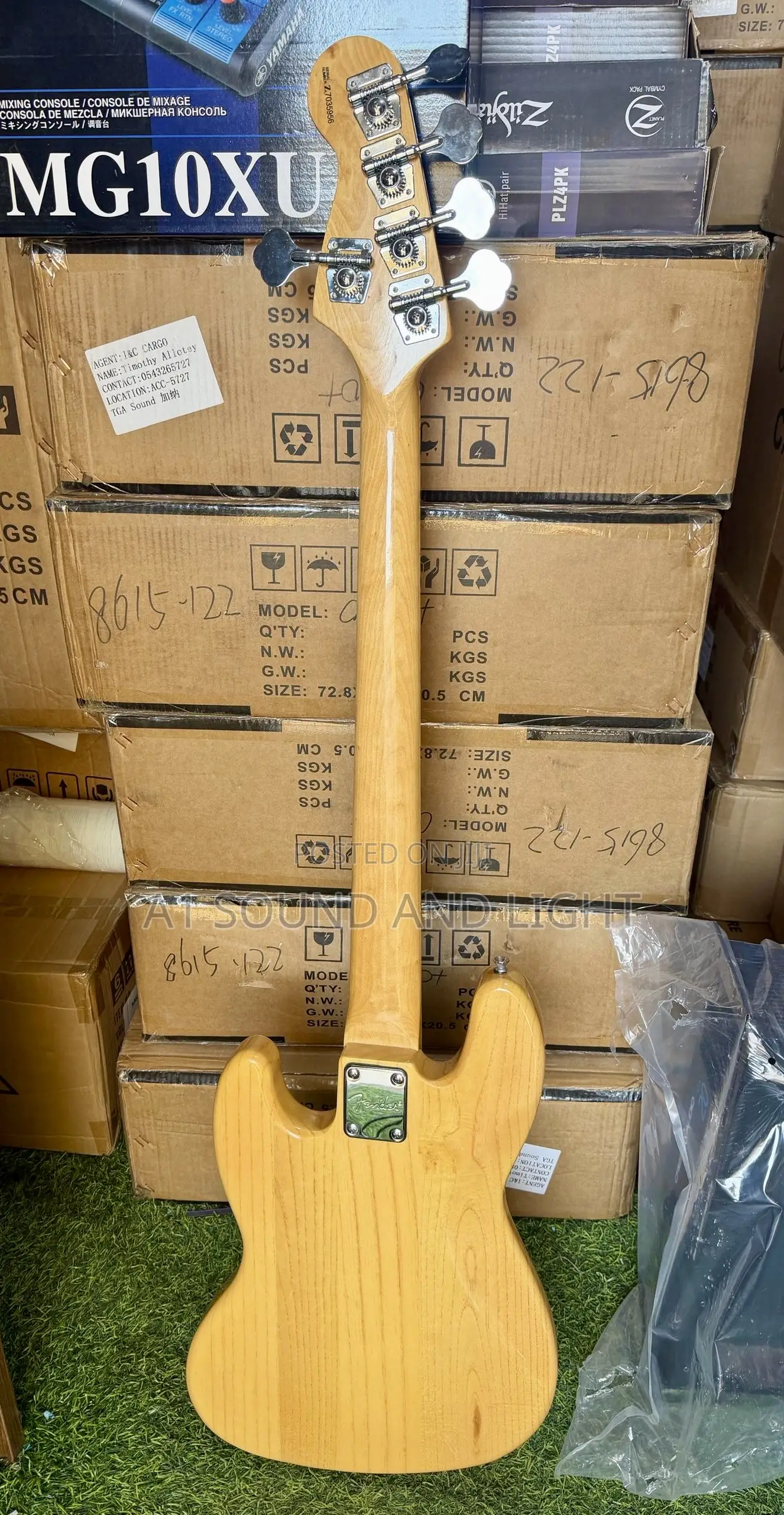 Fender Jazz Bass Passive Guitar [Wood Color]