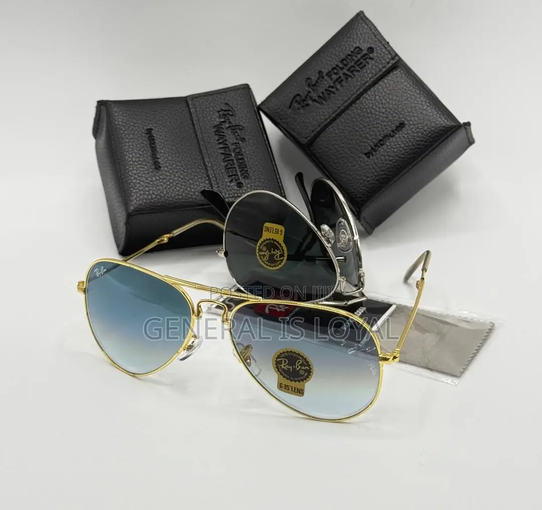 Ray-Ban Aviator Gradient Foldable Rb3025 Sunglasses