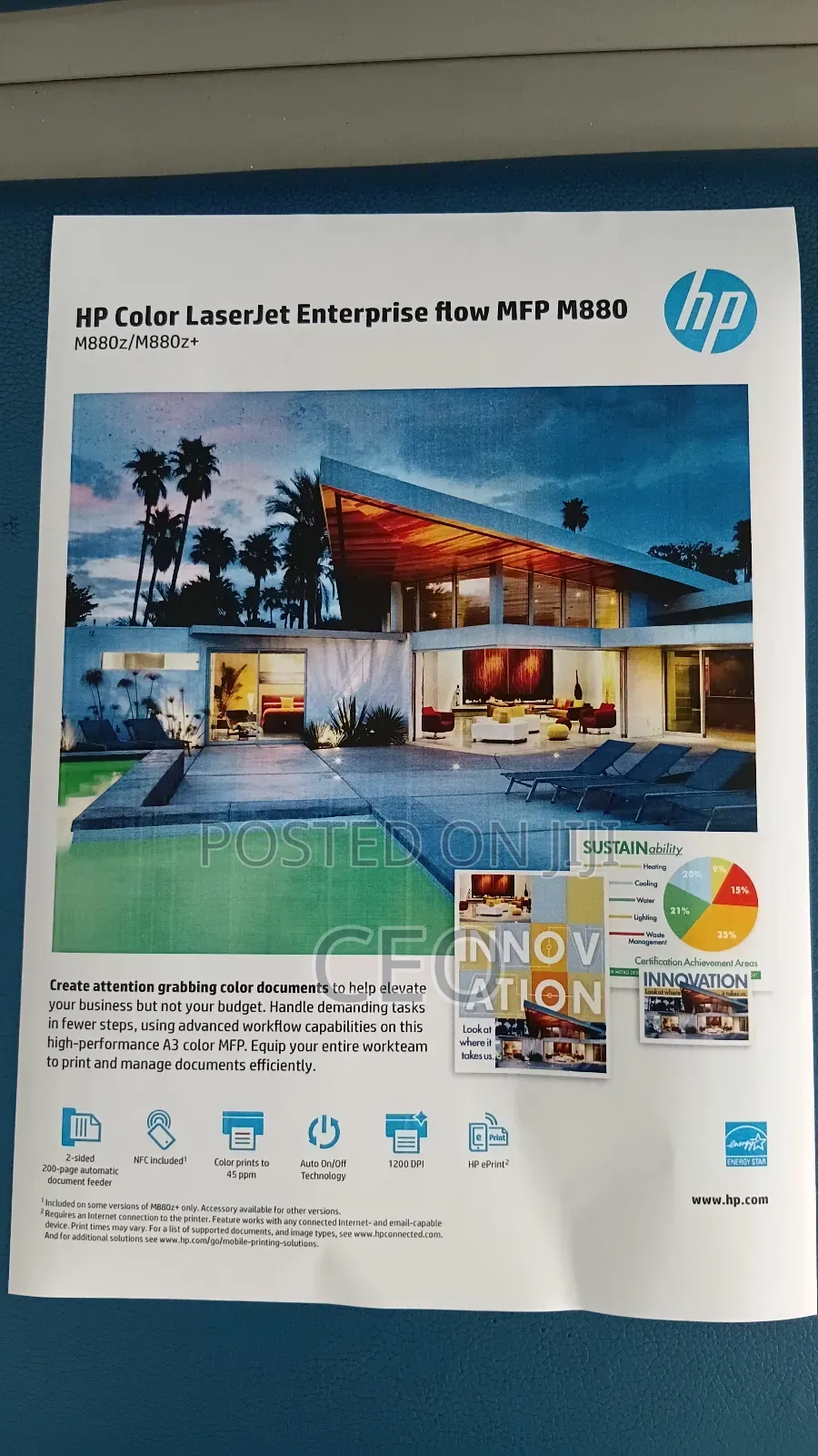 Hp Laerjet M880 MFP Printers
