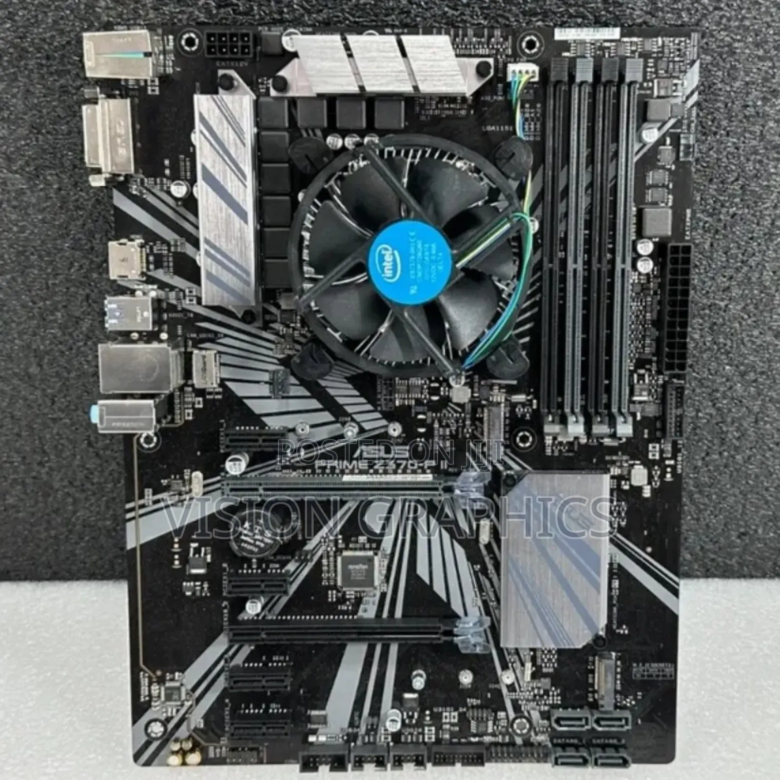 Asus Prime Z370-P Motherboard With Core I5 8500 8thgen and Cooler