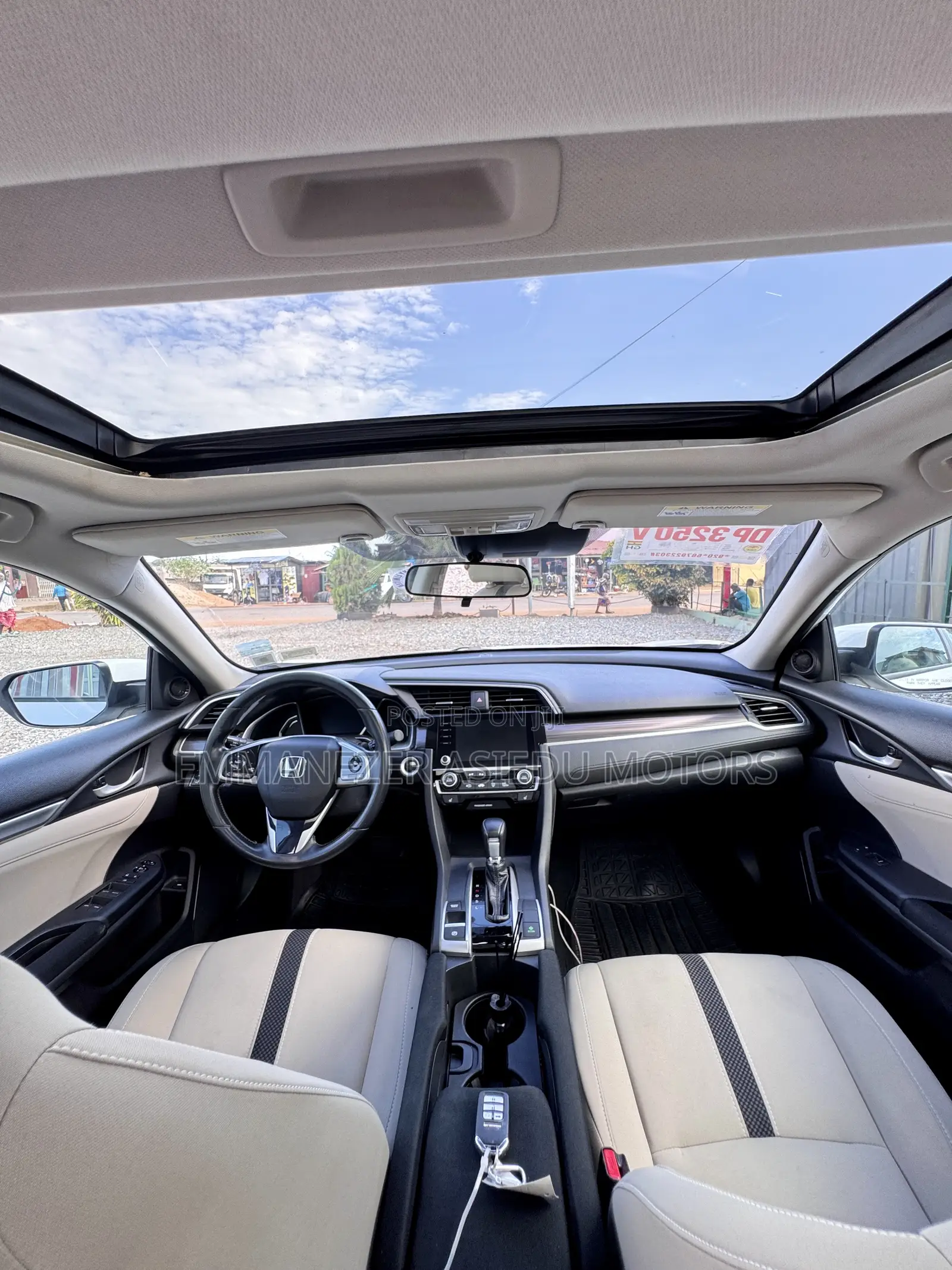 Honda Civic EX Sedan 2019 White