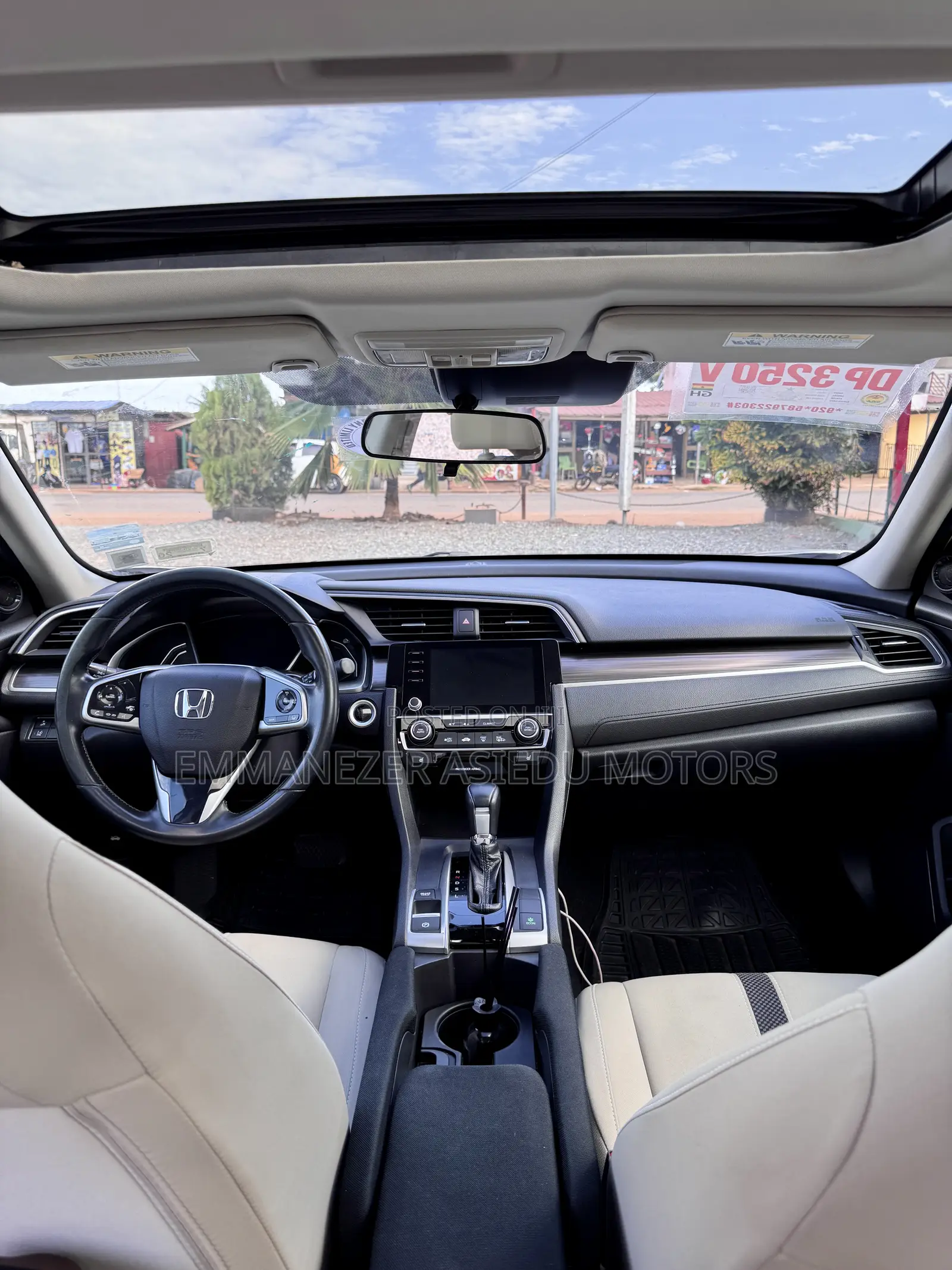 Honda Civic EX Sedan 2019 White