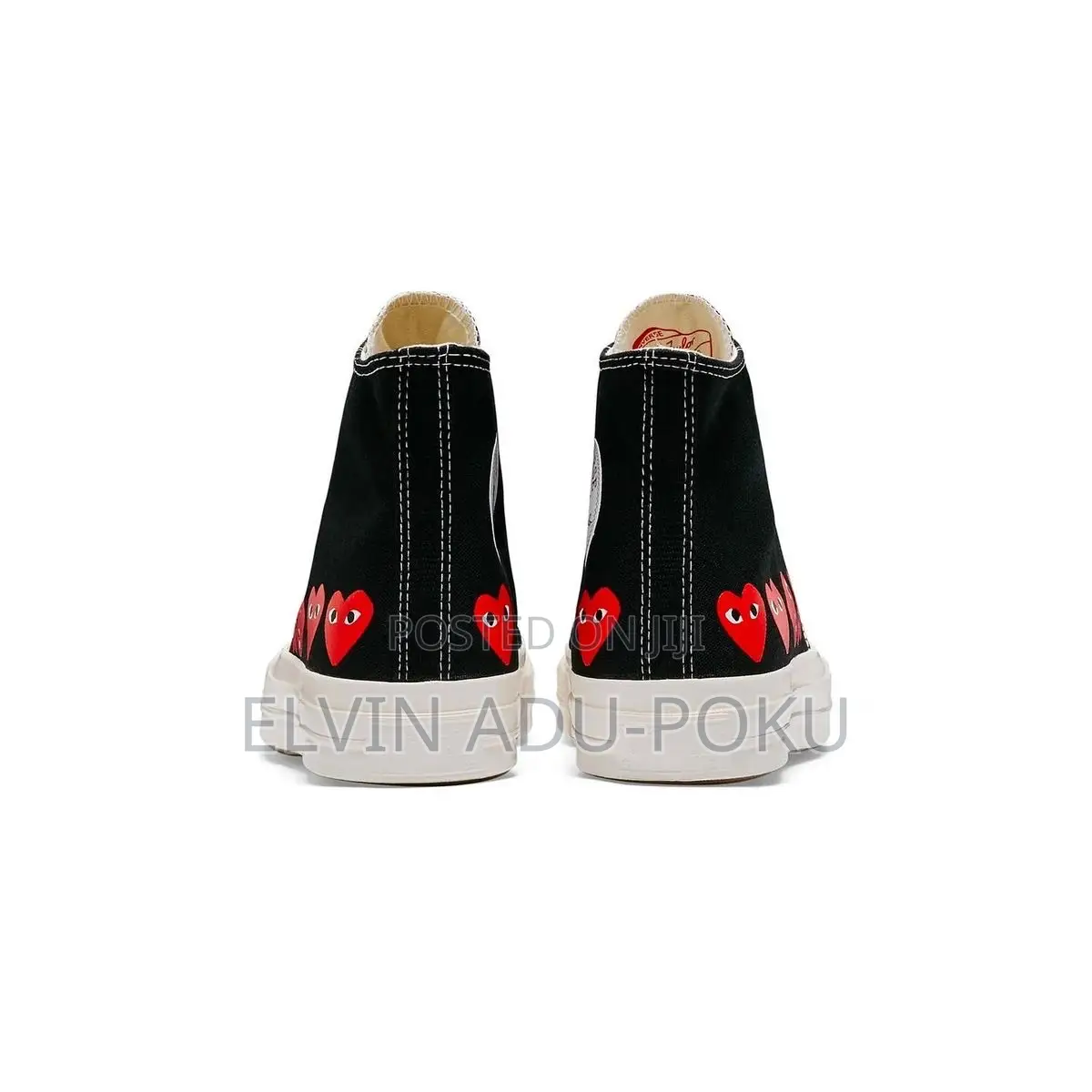 New Season Comme Des Garçons Play X Converse Chuck 70 Sneakers