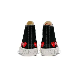 New Season Comme Des Garçons Play X Converse Chuck 70 Sneakers