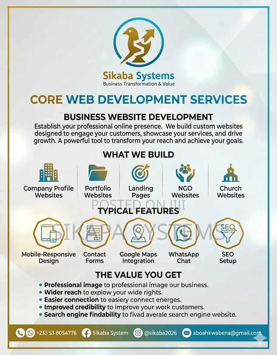 Business Website Development (Starter Package)