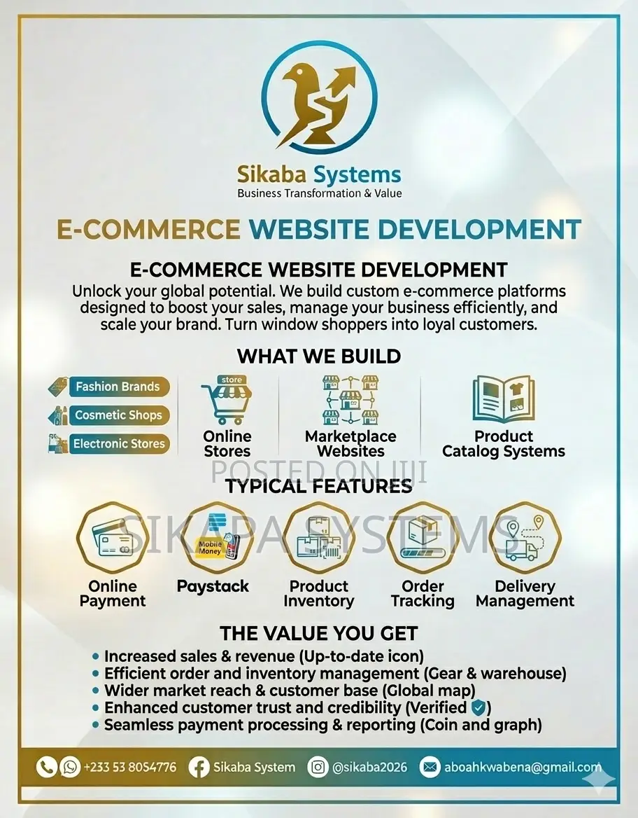 Core E-Commerce Website Services