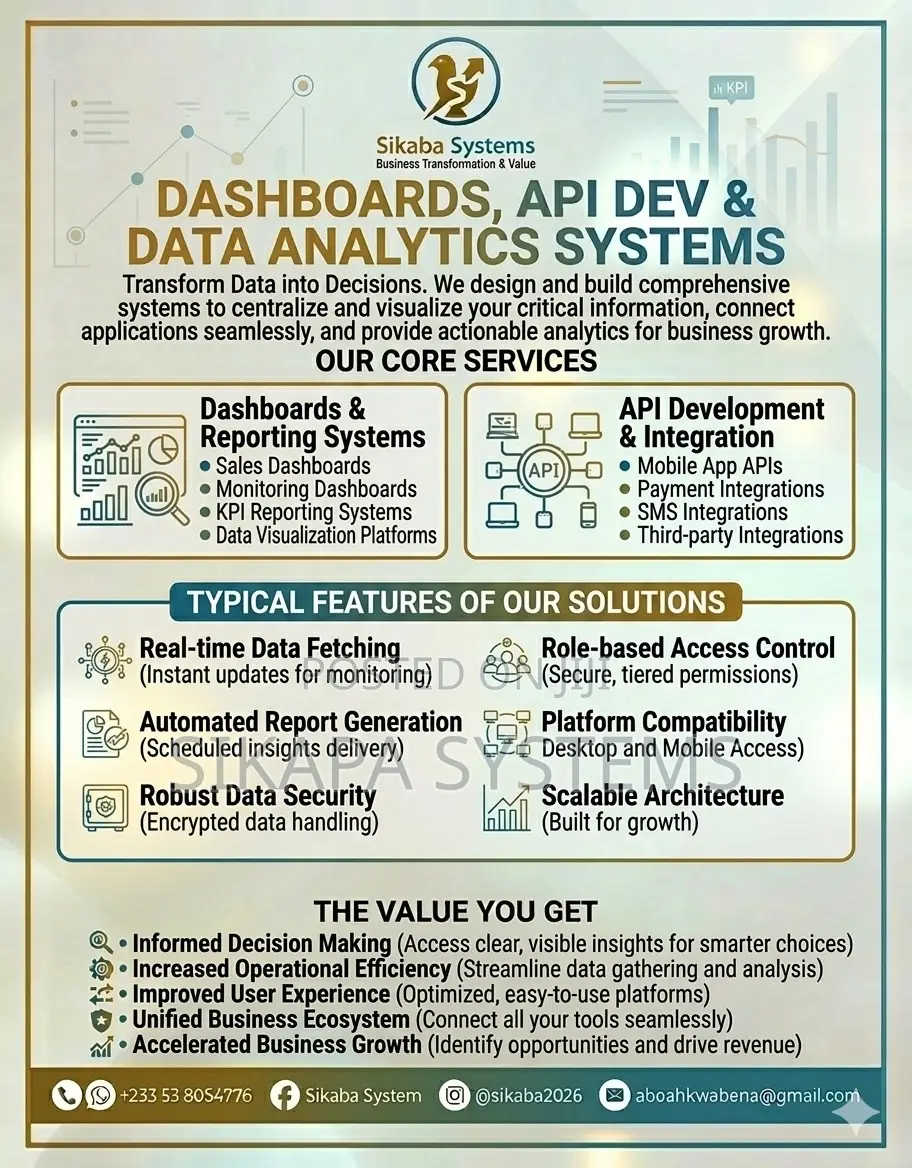 Dashboards and Reporting Systems