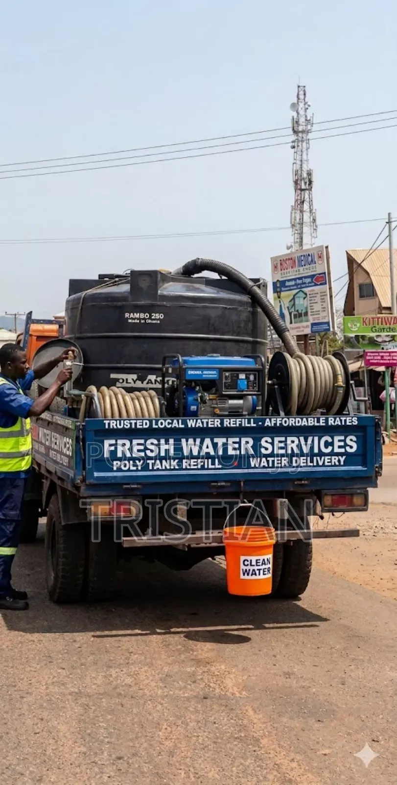 Water Polytank Refill Service ( 24hr )