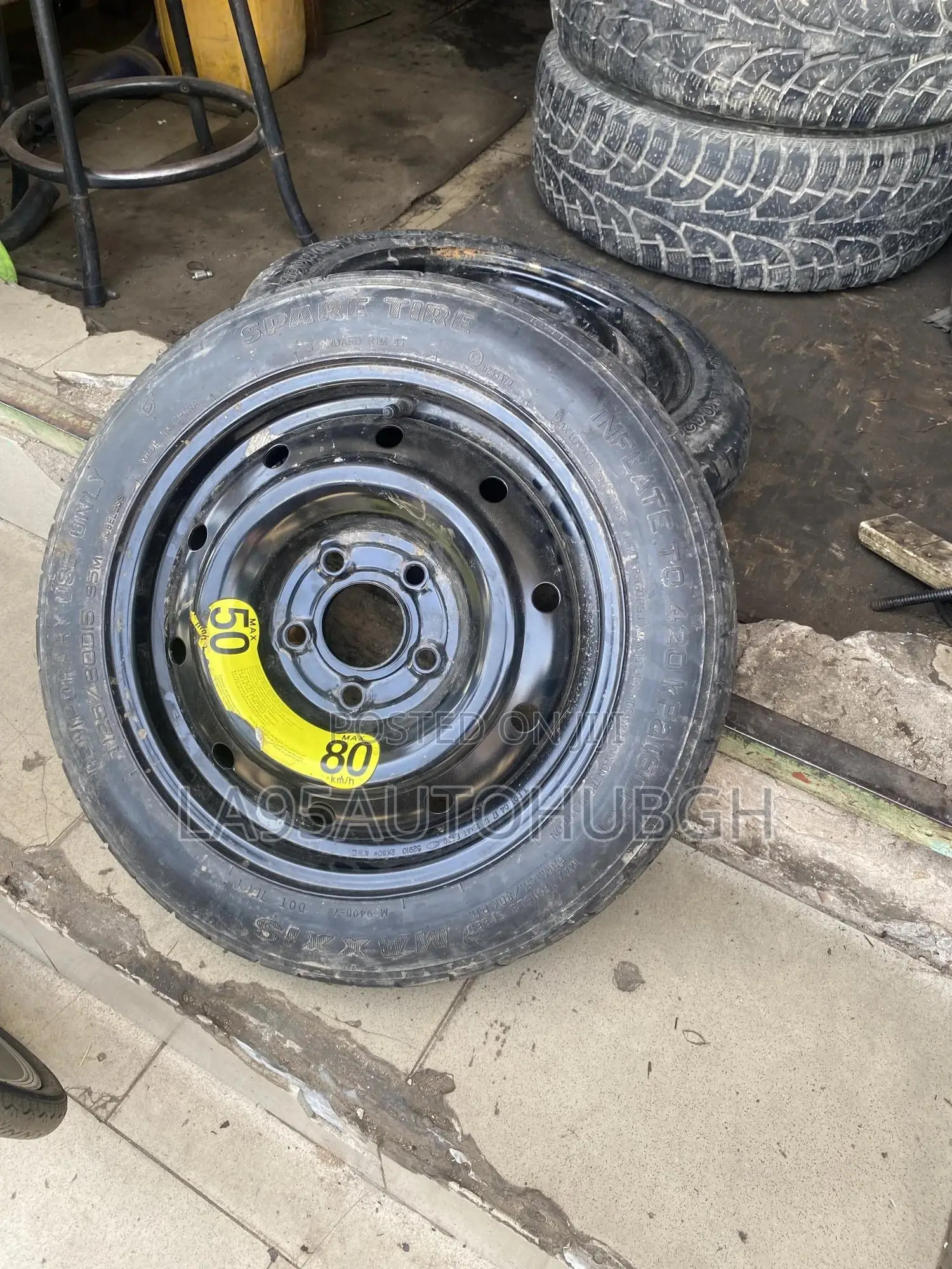 T125/80d15 Spare Tires for Elantra,Accent,Veloster,Fiesta,Forte,