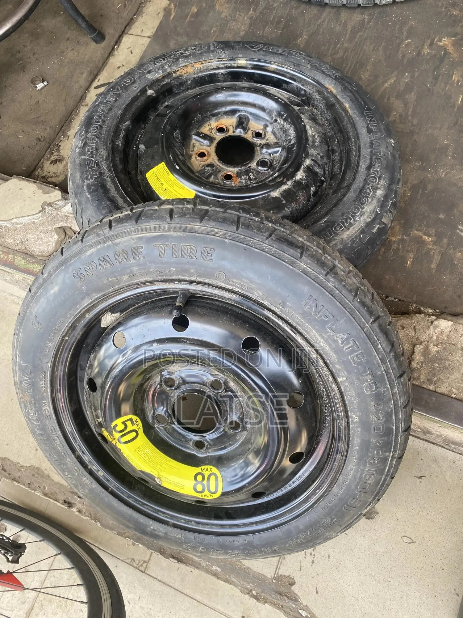 T125/80d15 Spare Tires for Elantra,Accent,Veloster,Fiesta,Forte,
