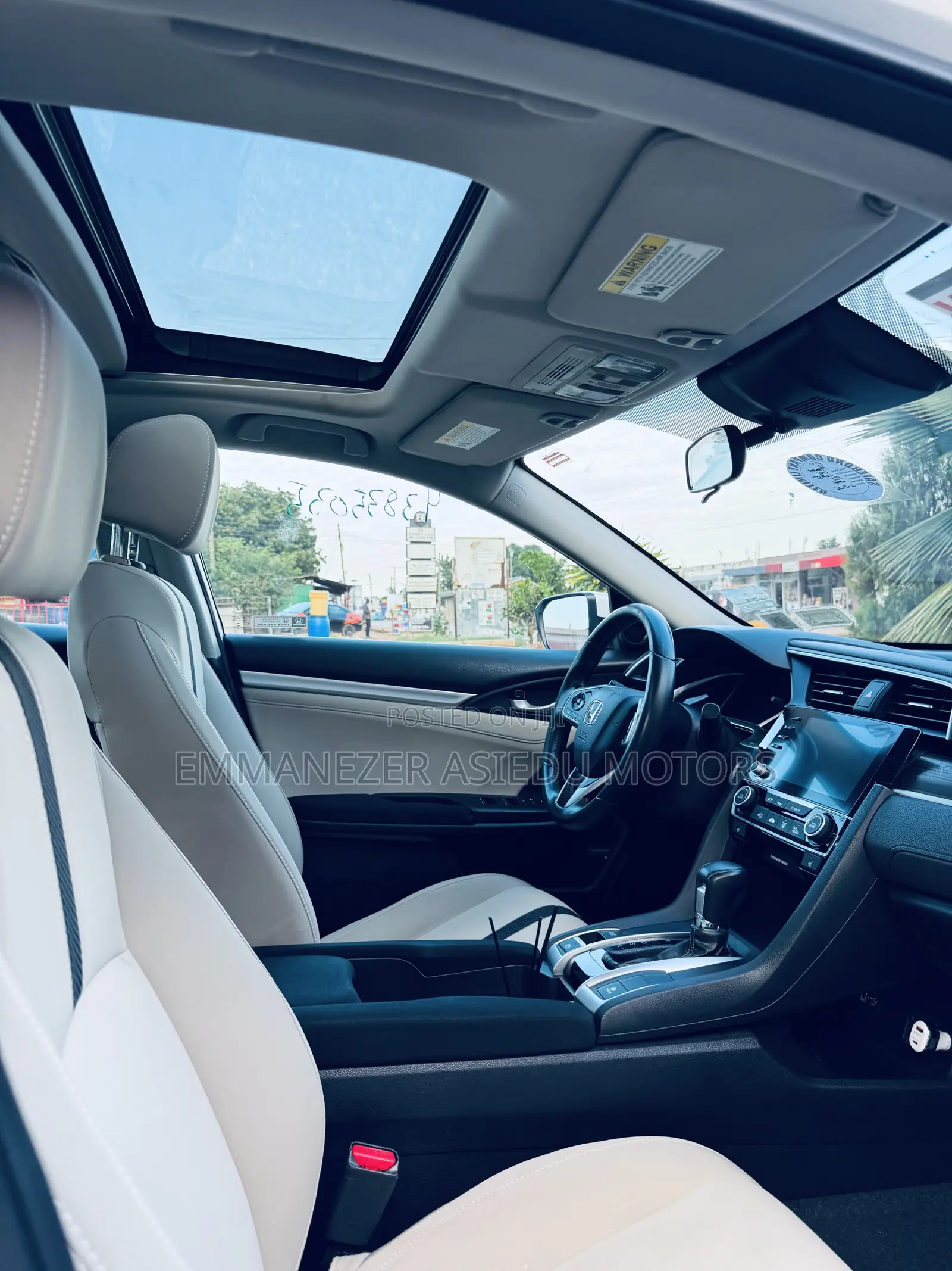 Honda Civic EX Sedan 2019 White