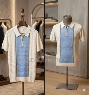 Neat Men's Knitted Shirts in Sizes