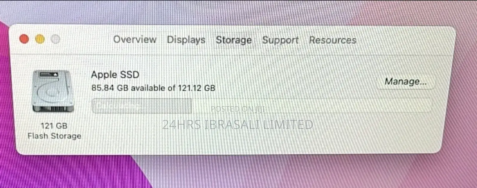 Laptop Apple MacBook Air 8GB Intel Core i5 SSD 128GB