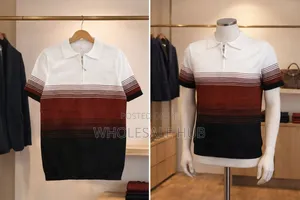 Heavy Striped Knit Lacoste