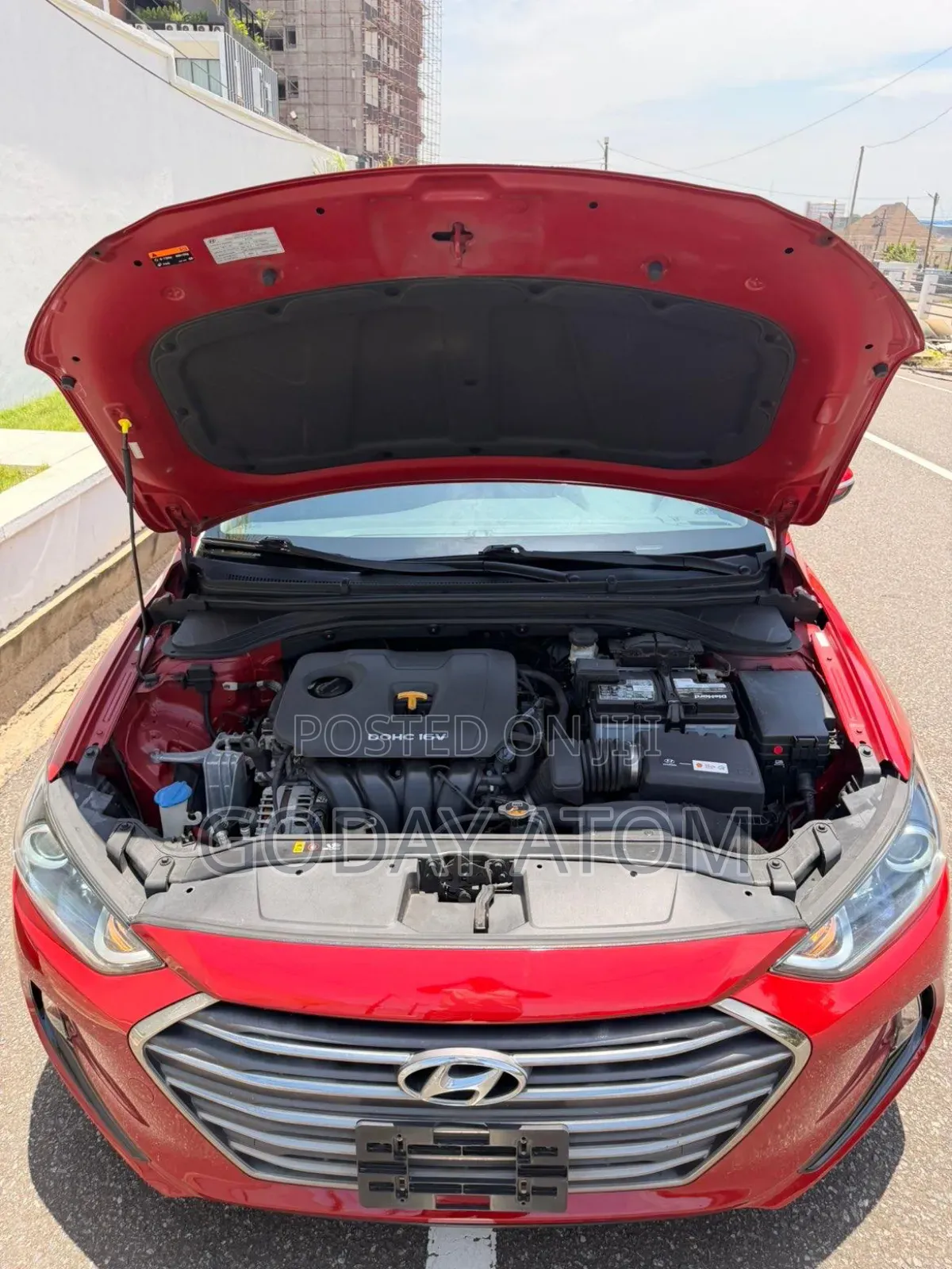 Hyundai Elantra 2017 Red