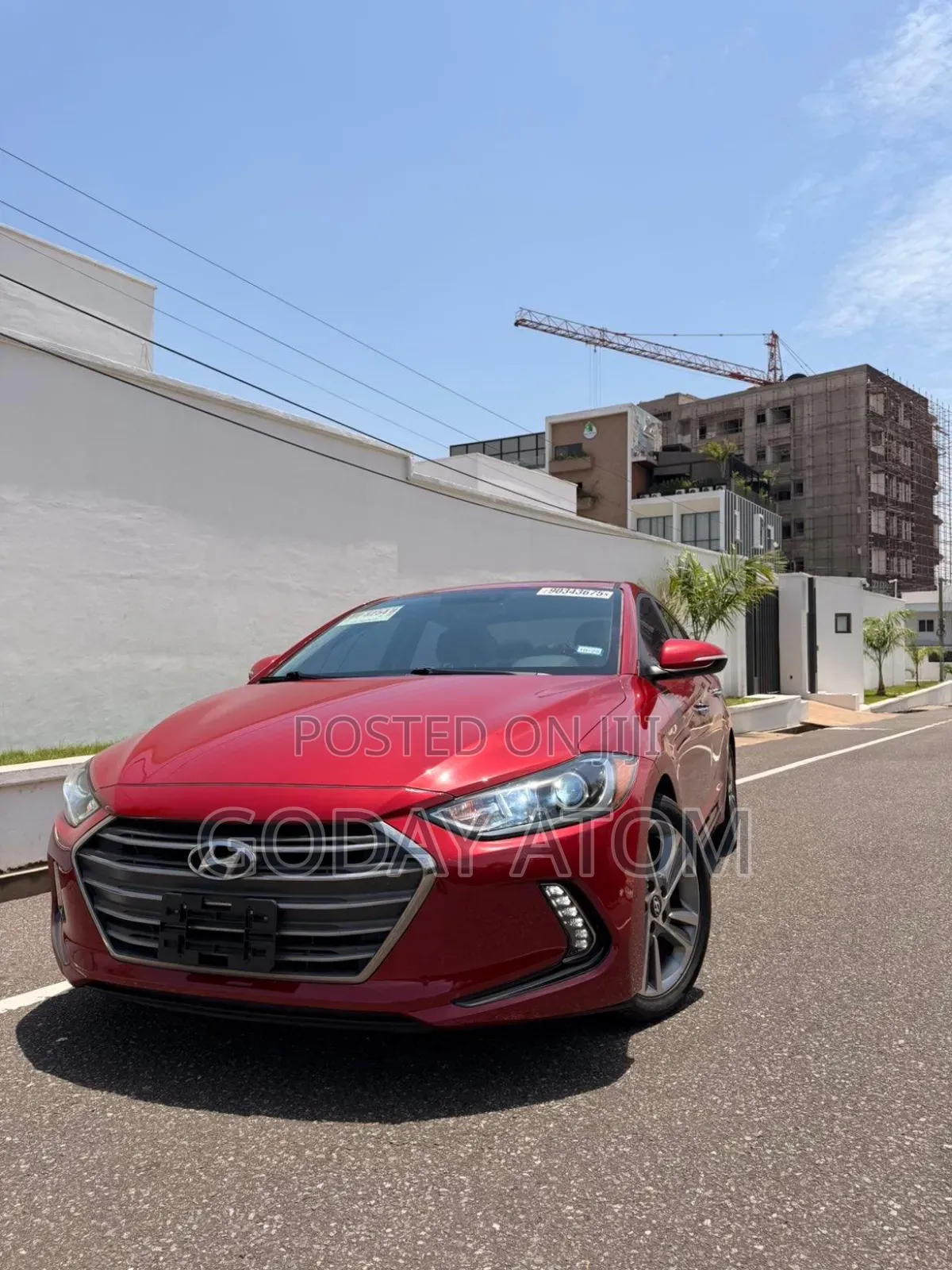 Hyundai Elantra 2017 Red