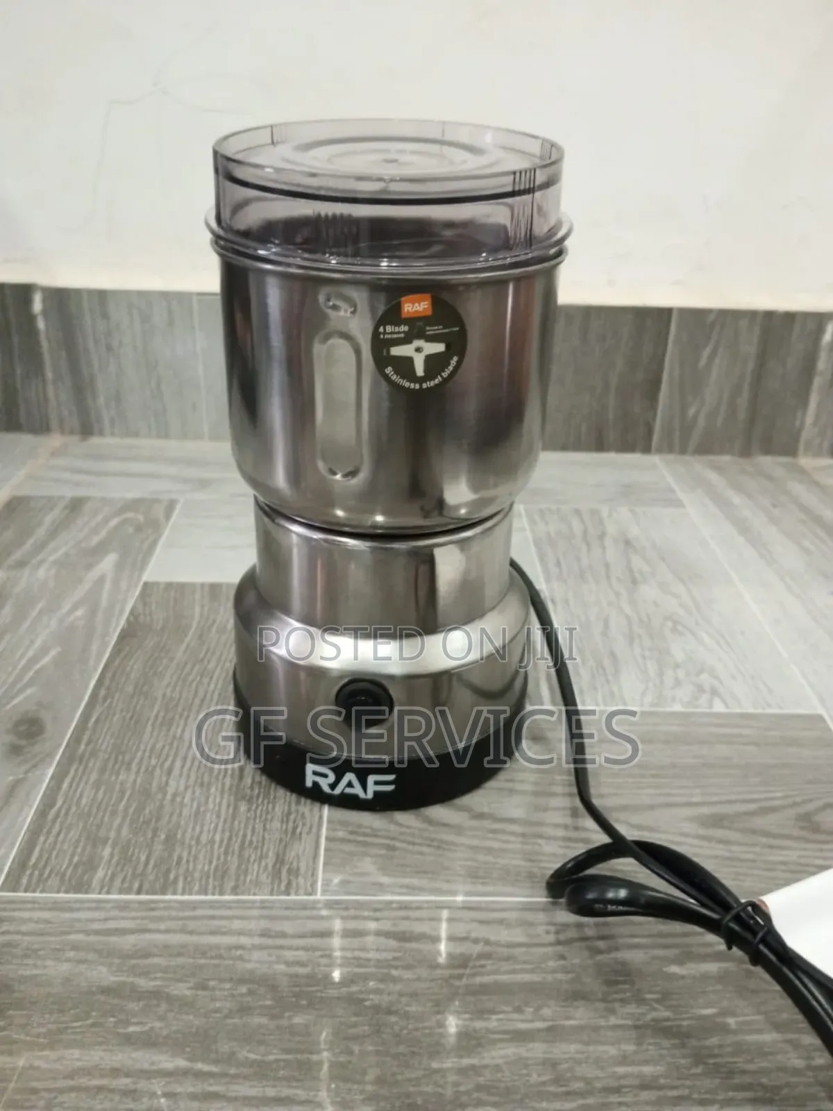 Raf Stainless Steel Coffee Grinder