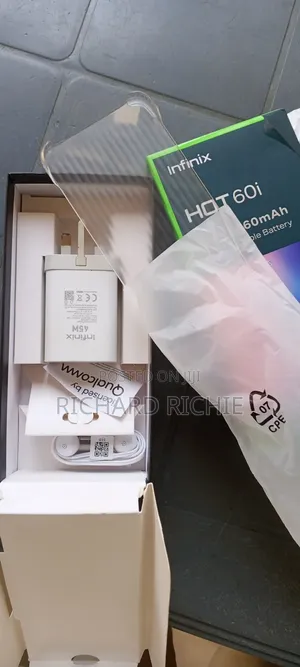 New Infinix Hot 60i 128 GB Black