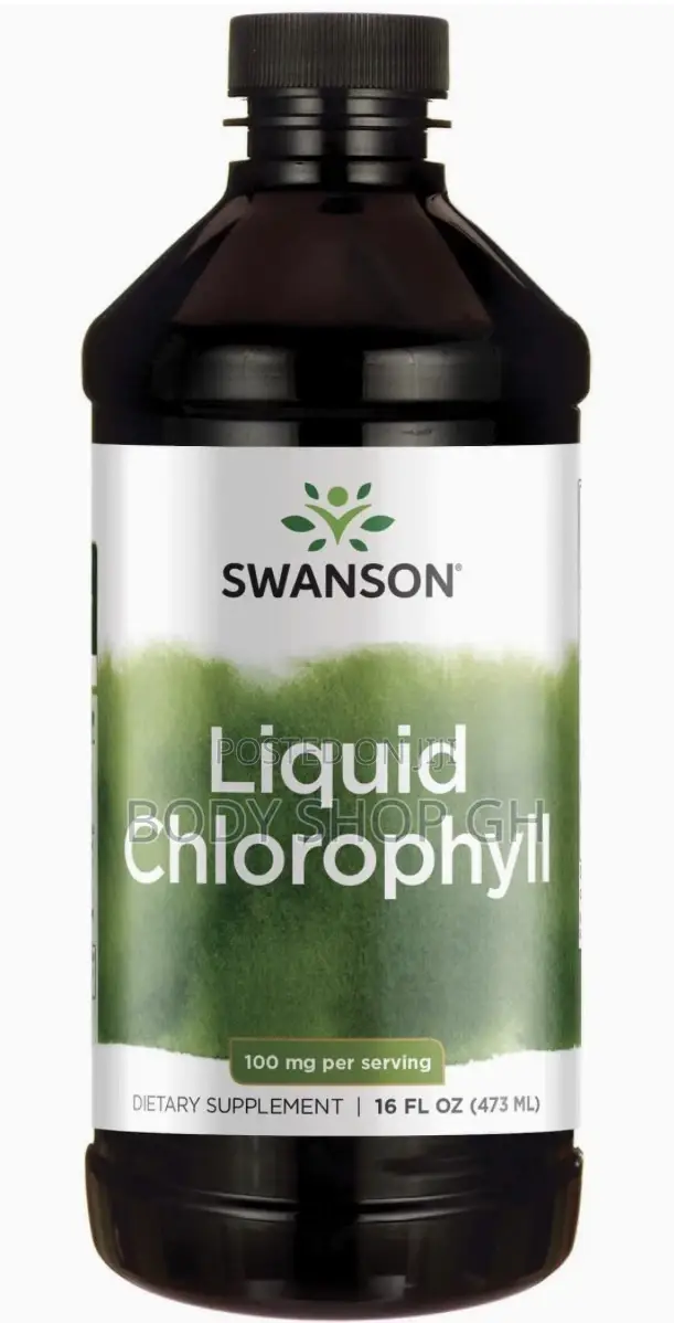 Swanson Liquid Chlorophyll - Cleanse + Detox + Internal Deodorant 16oz
