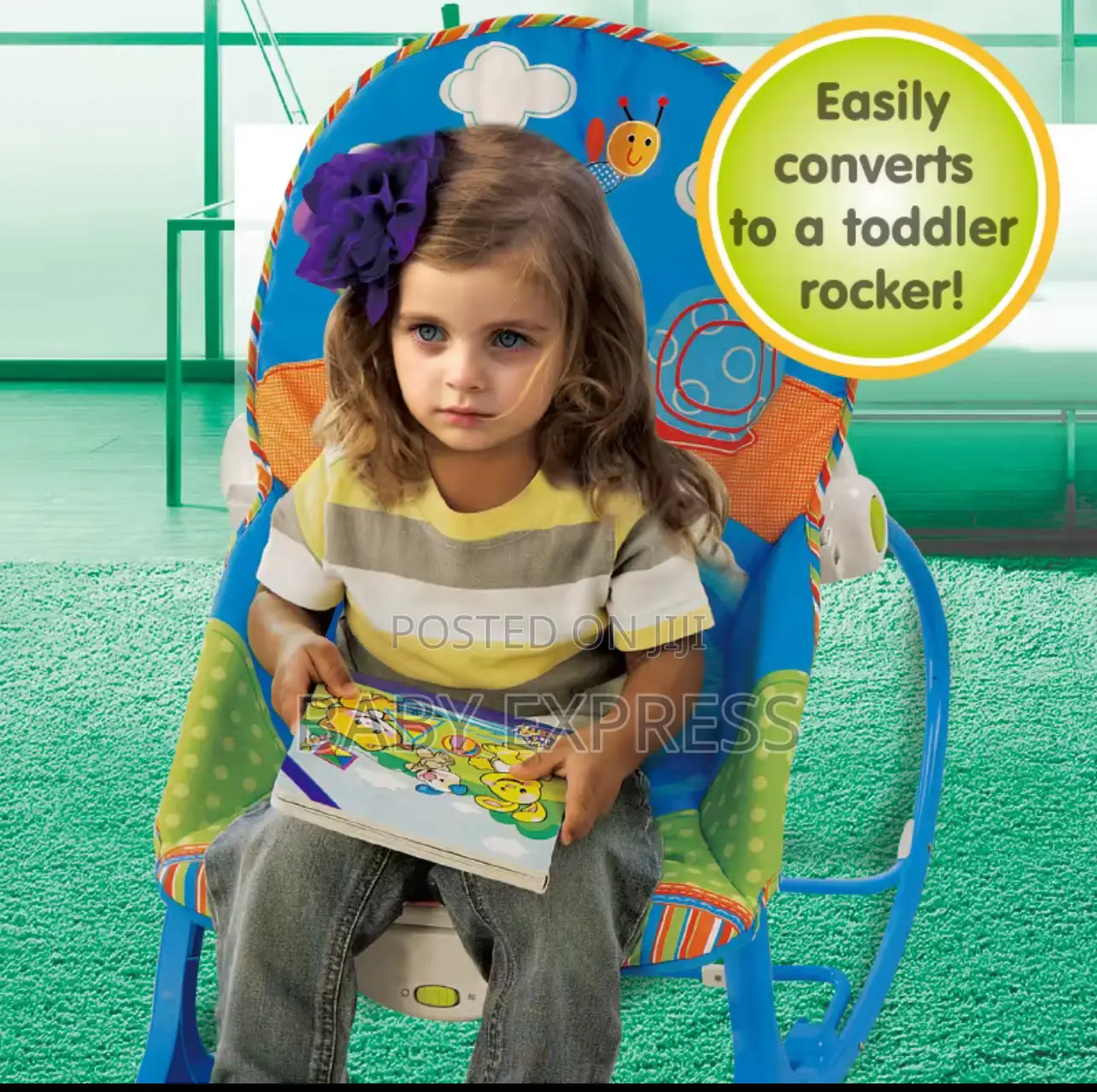 Infant To Toddler Rocker With Music And Vibration