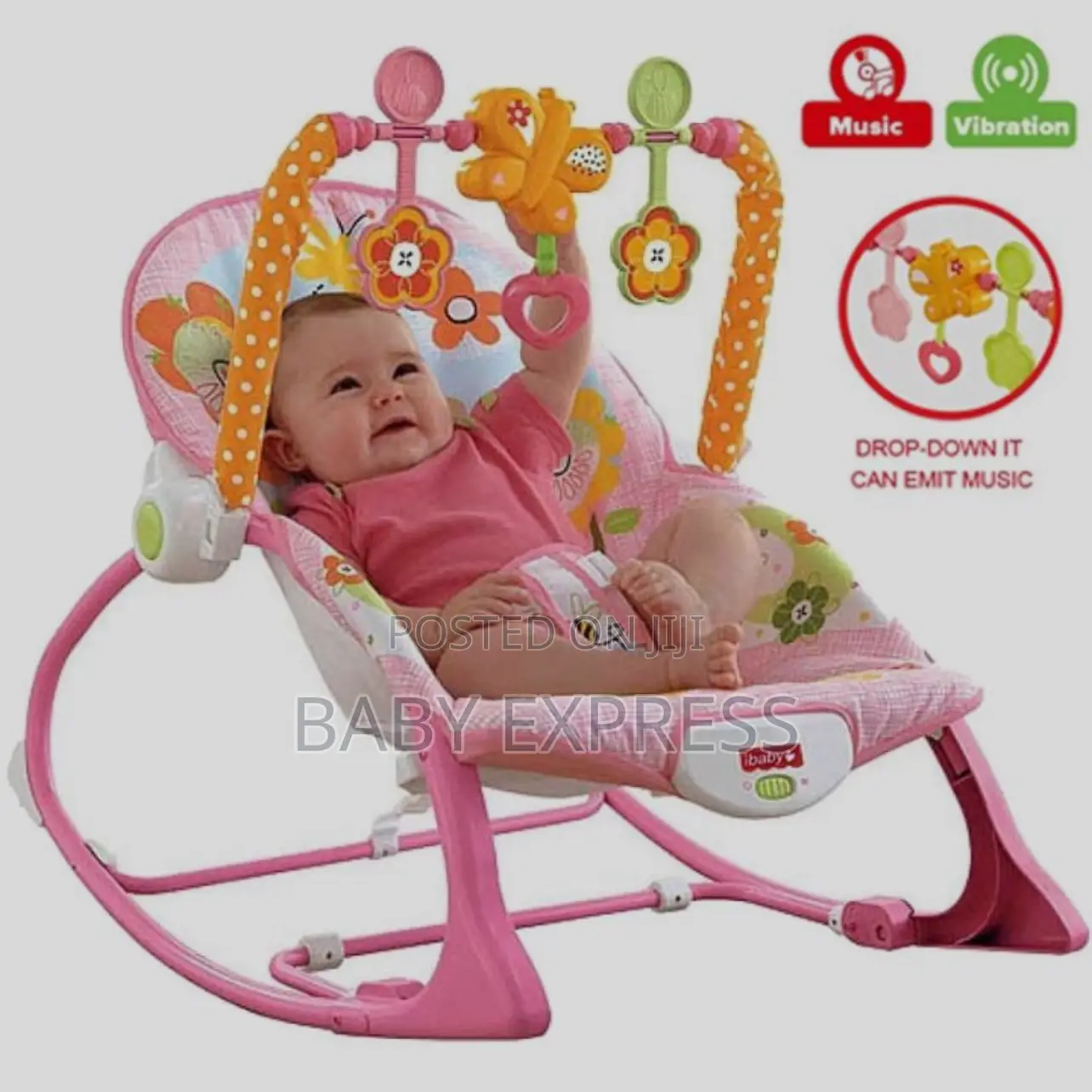 Infant To Toddler Rocker With Music And Vibration