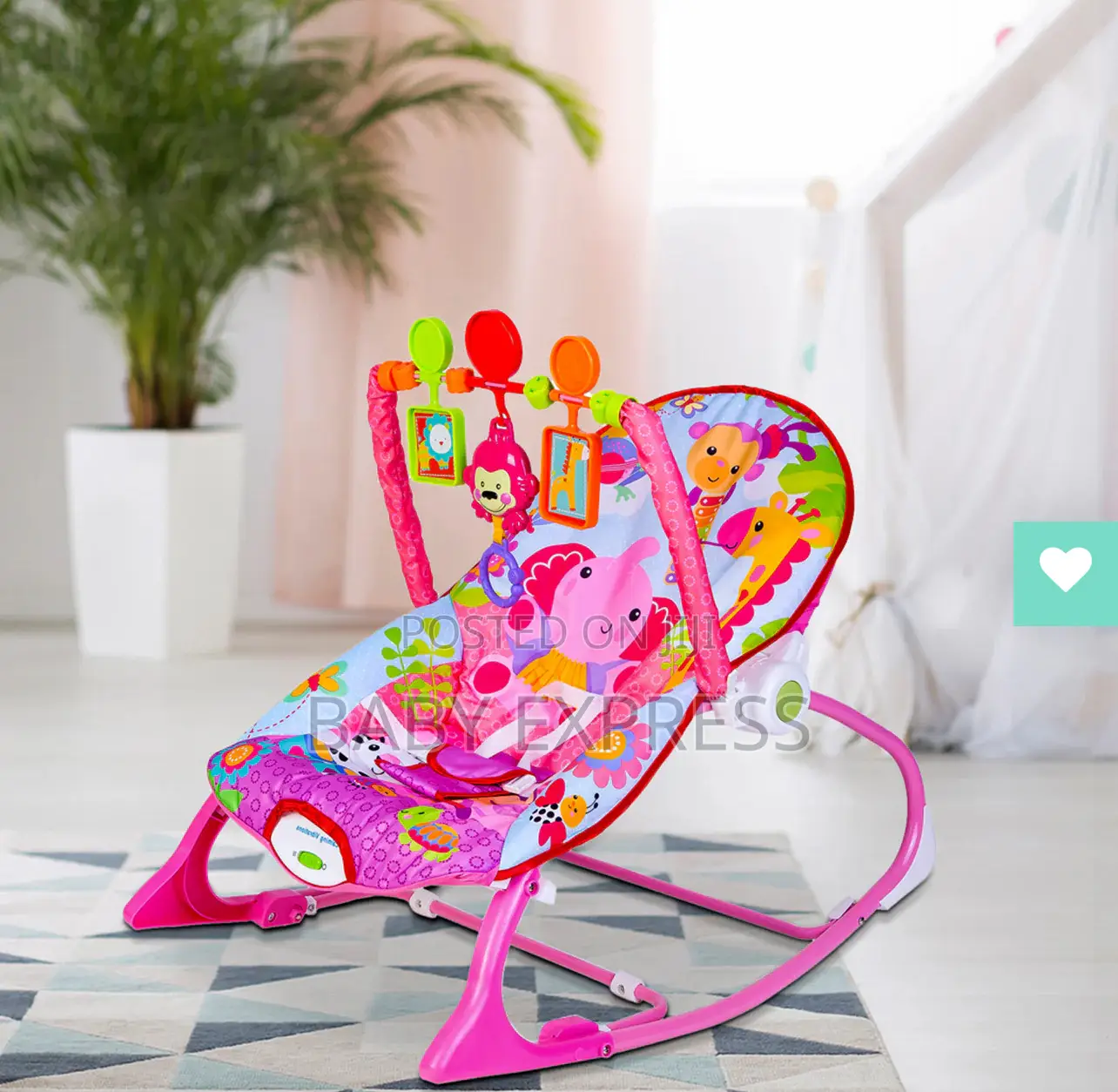 Infant To Toddler Rocker With Music And Vibration