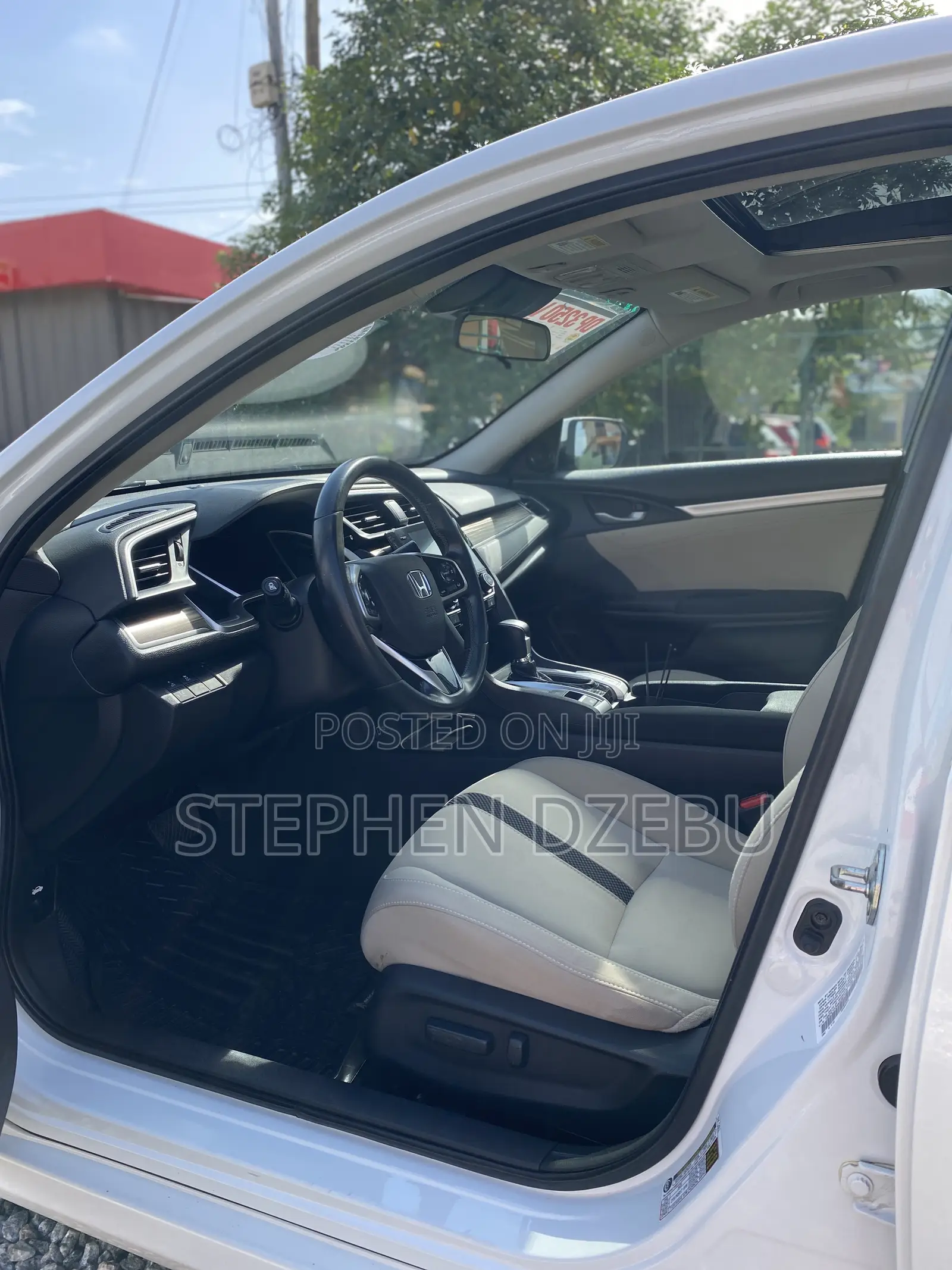 Honda Civic EX Sedan 2019 White