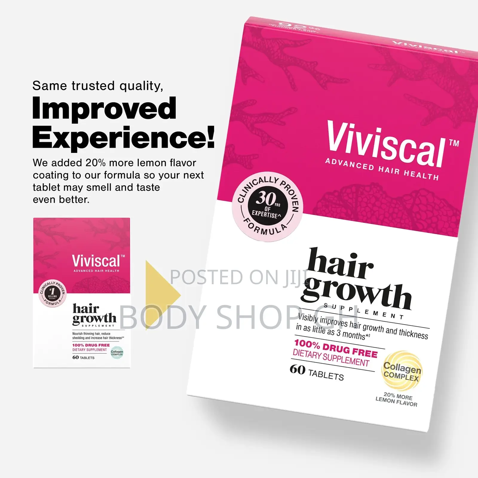 Viviscal Hair Growth Supplements for Women, for Thicker, Fuller Hair