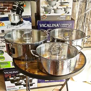 Triply 6pcs Stainless Steel Cookware (32, 36 40cm)