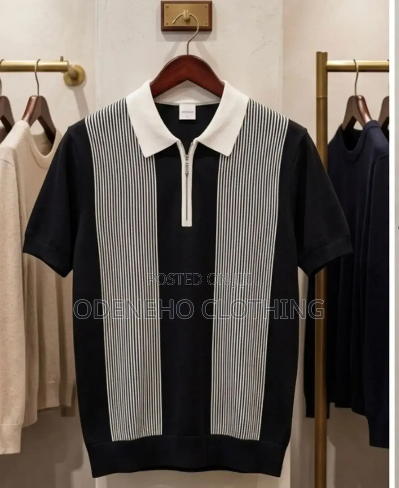 Quarta Zip Nitted Shirt