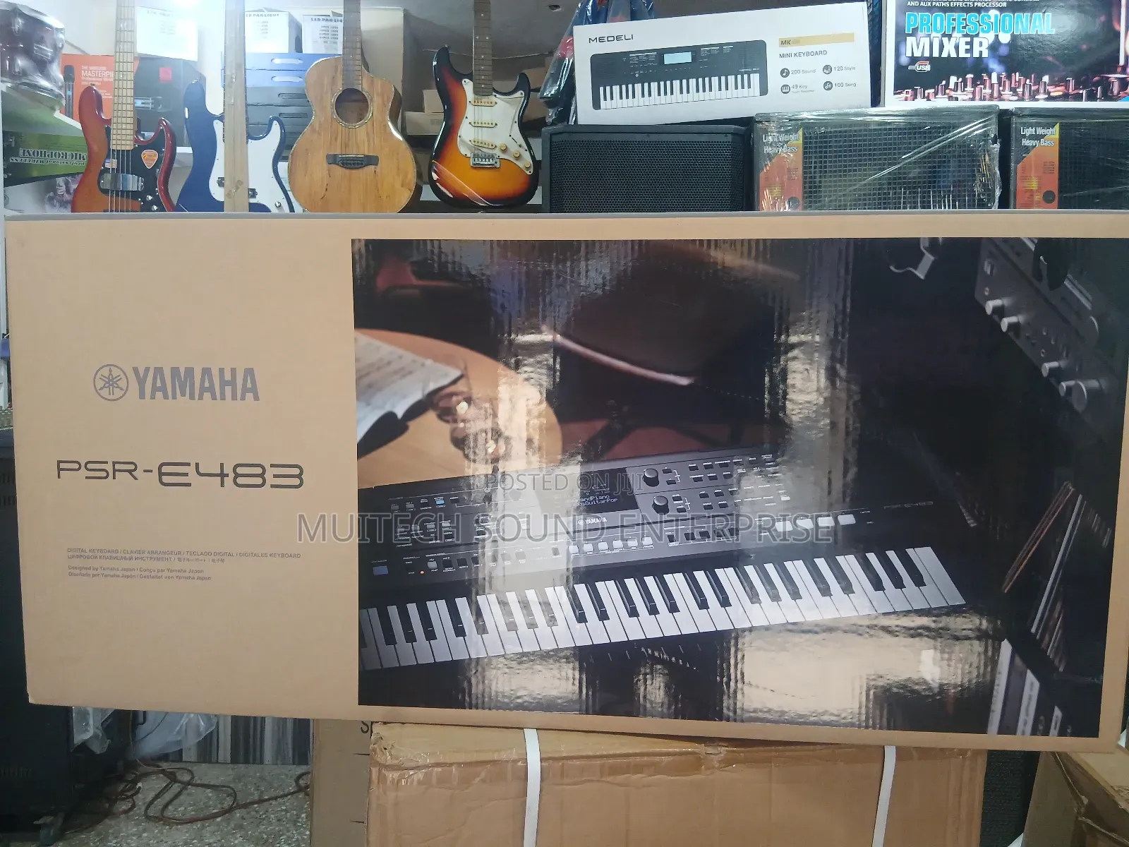 Yamaha Keyboard PSR E- 483 (New Edition)