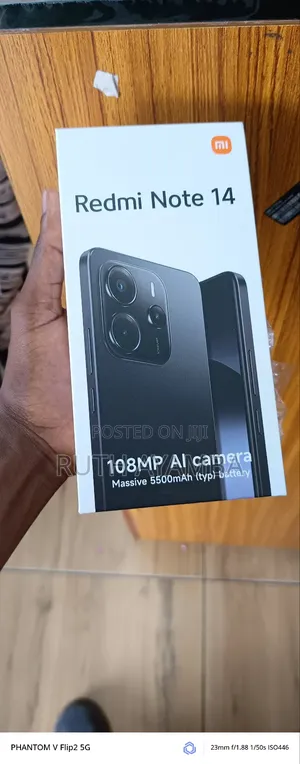 New Xiaomi Redmi Note 14 4G 128 GB Black
