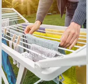 High Quality Foldable Plastic Clothes Dryingrack 4 Indoor Outdoor Use