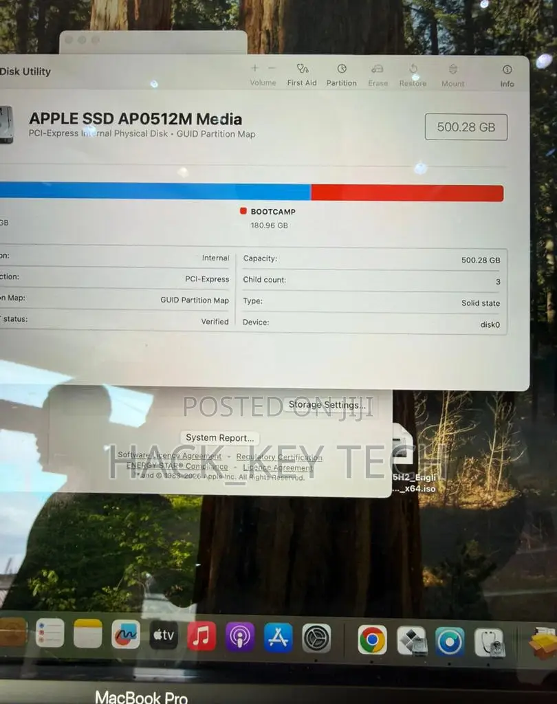Laptop Apple MacBook Pro 2019 32GB Intel Core i9 SSD 512GB