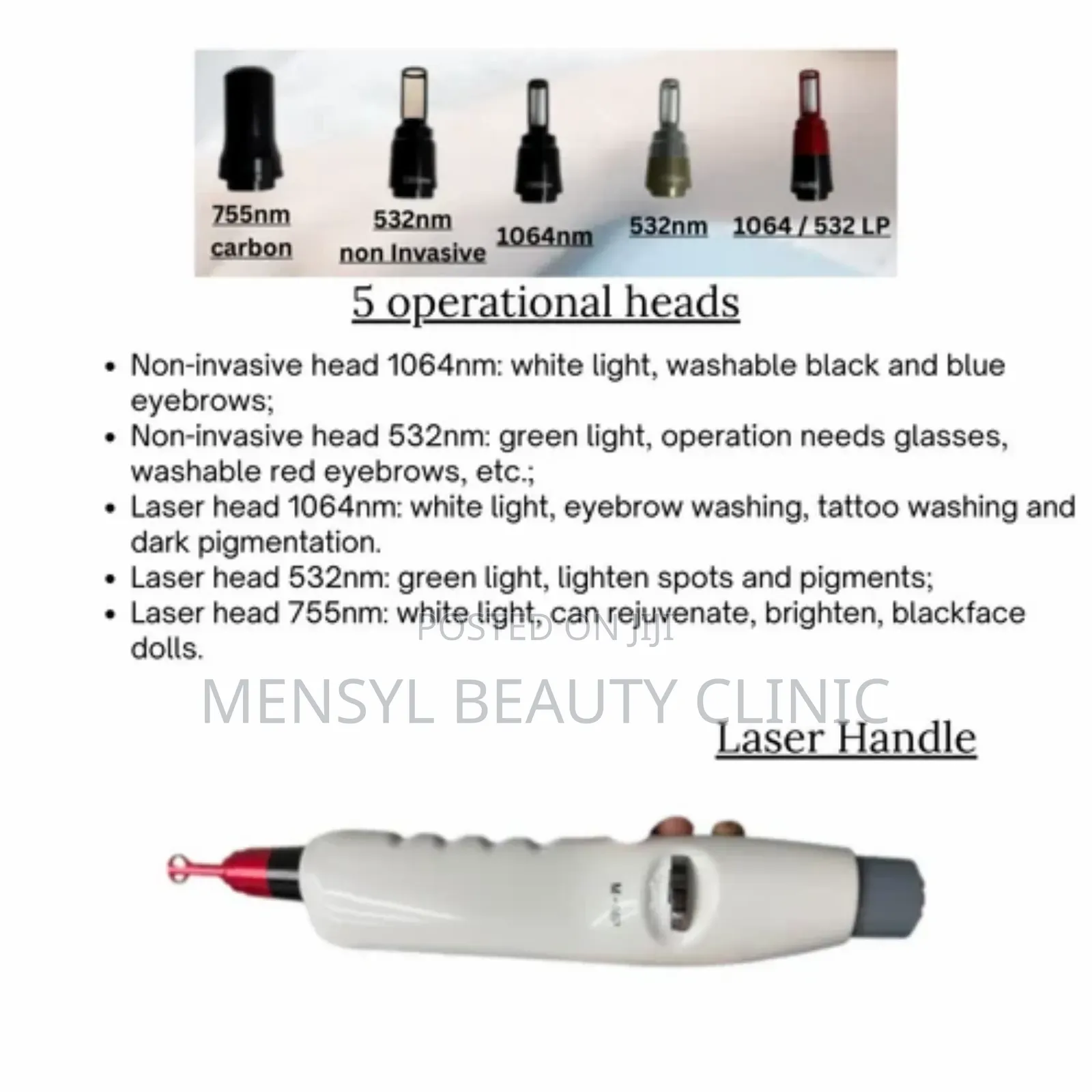 2-in-1 Laser Machine /Picosecond for Tattoo Removal / Hair Removal