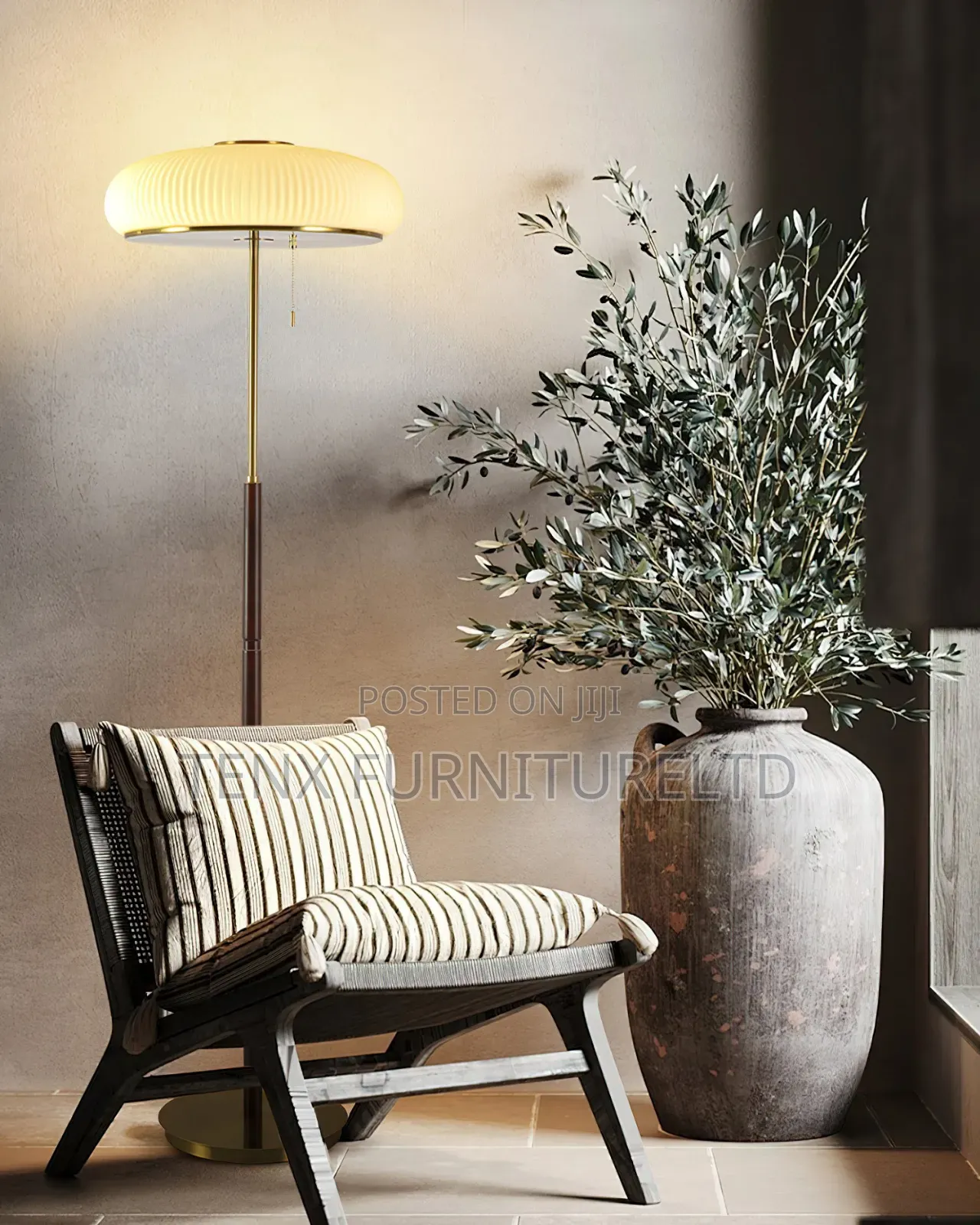 Floor Lamp (Mushroom Top)