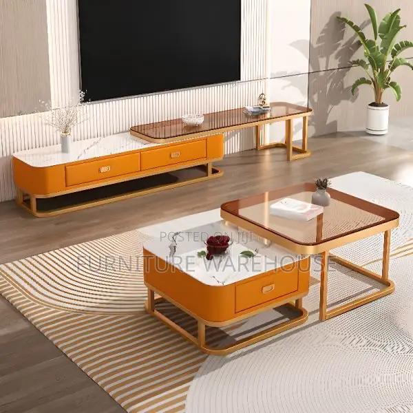 Square Nested Framework Board Game Center Table