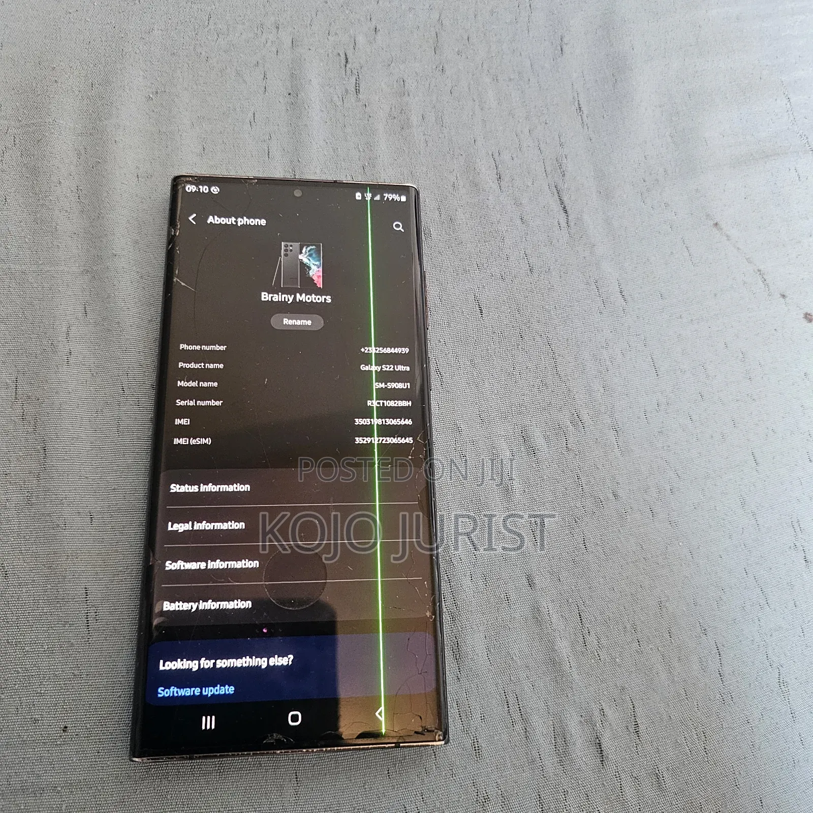 Samsung Galaxy S22 Ultra 256 GB Black
