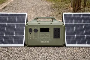 Marsteck Portable Power Station With Solar Panel