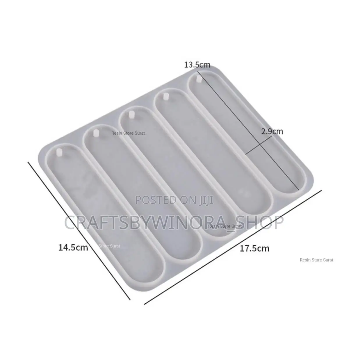 Resin Oval Bookmark Mould