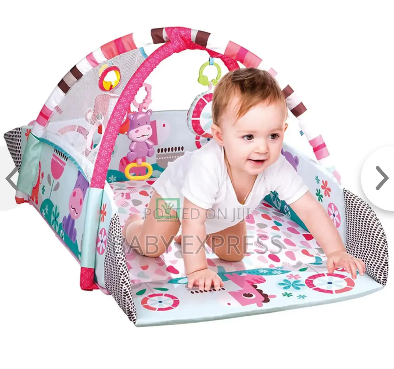 5-in-1 Baby Activity Gym Ball Pit With Toys (Grow-With-Me)